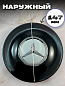Крышка ступицы Mercedes Maybach KD 006 тарелка черный пластик крепление на защелках
