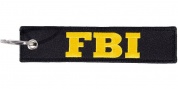 Тканевый брелок FBI BMV 071 с вышивкой