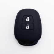 Чехол ключа CHEB004 "Toyota" (для серий Camry, Corolla, Highlander, RAV4, Avalon) черный силикон