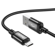 Кабель "Hoco X89M USB-Micro черный" 2,4A длина 1M