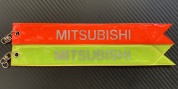 Светоотражающий брелок Митсубиси BS 002 двухцветный