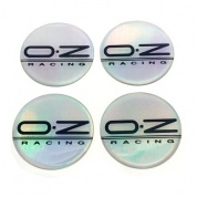 Силиконовые наклейки на диски OZ NND 019 голографические 4 шт