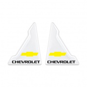 Защита углов дверей автомобиля Chevrolet / Шевроле ZDU 020 уголки прозрачные, комплект 2 шт.