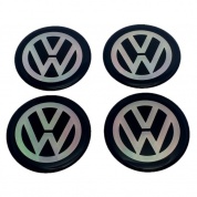Силиконовые наклейки на диски Volkswagen NND 024 голографические 4 шт