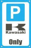 Табличка "Парковка Кавасаки" TPS 024KAW пластик 3 мм
