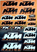 Комплект виниловых наклеек KTM Racing DS 3415