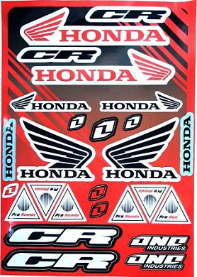 Комплект виниловых наклеек Honda CR DS 7929