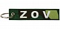 Тканевый брелок "Сила в правде" BMVZ 002 двухсторонний с вышивкой