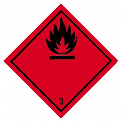 Виниловая наклейка Опасный груз (легковоспламеняющиеся жидкости) GRC 6662