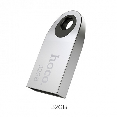 Флеш-накопитель "Hoco UD9-32" мини, USB2.0, 32Gb, цинковый сплав.