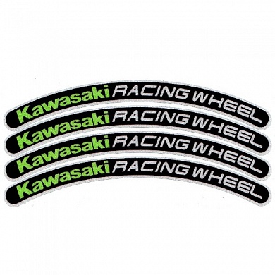 Светоотражающие наклейки на колеса Кавасаки PKTL 09 черные