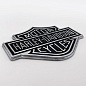 Шильдик SHK 019-010 "Харлей лого" металл толщина 3 мм