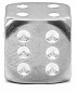 Колпачки на вентиль KNV 014-1 Куб серебряные 4 шт.