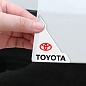 Защита углов дверей автомобиля Toyota / Тойота ZDU 018 уголки прозрачные, комплект 2 шт.